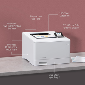 เครื่องพิมพ์เลเซอร์สีสำหรับ HP M455DN มืออาชีพพร้อมการพิมพ์แบบสองหน้าไร้สายและระบบเครือข่ายความเร็วสูงสำหรับธุรกิจ - Product Image 4