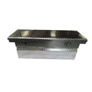 2025定制防水铝钻石工具箱带抽屉皮卡工具箱带黑色动力涂层 - Product Image 2