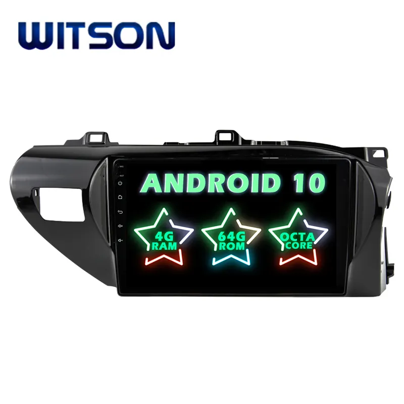 WITSON-reproductor Multimedia con Android 11 para TOYOTA HILUX 2016, Radio de coche sin cables con controlador de mano derecha, 4G + 64G, CARPLAY incorporado