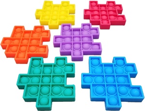 フィジェットおもちゃプッシュポップパズルキューブゲームバブルポッパーディジットポップおもちゃプッシュポップフィジェットキッズおもちゃストレス解消剤 - Product Image 2