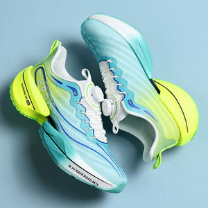 Thoáng khí carbon tấm Giày thể thao cho nam giới phụ nữ thanh niên mùa thu mềm đế đào tạo Giày chạy núm phiên bản - Product Image 5