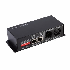 Factory DMX512 4 Channels <strong>PWM</strong> <strong>Control</strong> Signal DC12V24V DMX512 Decoder for RGBW <strong>LED</strong> Strip Light