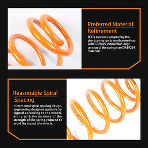 EDDYSTAR China Factory Promotion Eco-Friendly Lowering <strong>Springs</strong> Euro Car Parts Coil <strong>Springs</strong> for AUDI <strong>A3</strong>
