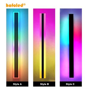 Açık yukarı ve aşağı Wifi APP kontrol dış aplikleri lineer duvar için lamba aksesuarı RGB uzun duvar ışık sundurma veranda garaj bahçe - Product Image 6