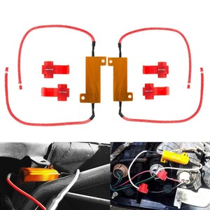 12V LED uyarı ışığı iptal yük direnci decode 50W 6RJ araba dönüş sinyal ışıkları Fix hata Canbus yük direnci - Product Image 6