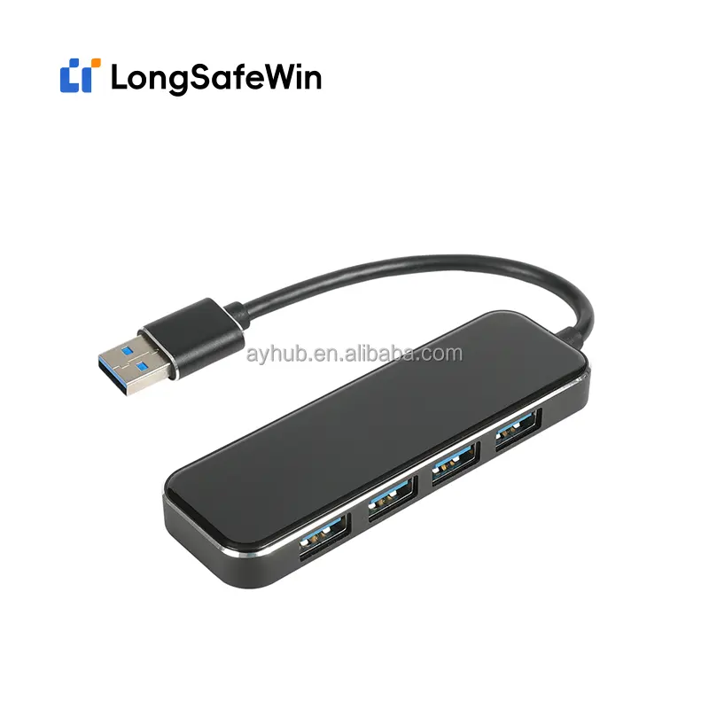 Hub de extensión USB de 5Gbps tipo C USB 3,0 Splitter adaptador multipuerto 4 en 1 puertos Hub USB de alta velocidad para PC portátil