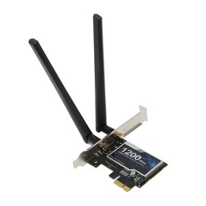 Tarjeta WiFi AC1200 PCIe para PC BT 4,2, tarjeta de red inalámbrica de doble banda (2,4 Ghz y 5Ghz) para juegos, transmisión - Product Image 1