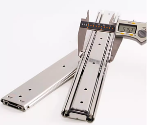 51mm Heavy-duty <strong>Linear</strong> Industrial <strong>Slide</strong> <strong>Rail</strong> Thickened Detachable Double-row Three-layer Solid Ball <strong>Slide</strong> <strong>Rail</strong> (MSM Model) - Product Image 6