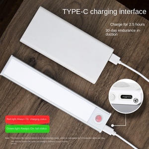 How lighting Ultra dünne Innen beleuchtung 5V USB Küchen schrank Kleider schrank Wiederauf ladbare Schrank lampe LED Bewegungs <span class=keywords><strong>sensor</strong></span> Nachtlicht