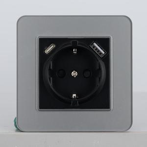 Renkli Retro tarzı 82*82 kare LED göstergesi 1 Gang 1 yollu 2 yönlü ışık duvar paneli tek kutuplu elektrik maks. Voltaj 250v 10a - Product Image 5