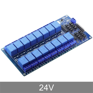 Modulo relè 5V 12V 24V 16 canali per arduino braccio PIC AVR DSP relè elettronico piastra di isolamento accoppiatore ottico - Product Image 4
