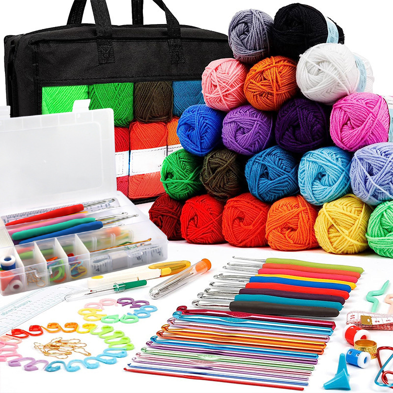 112 Pieces Crochet Kit