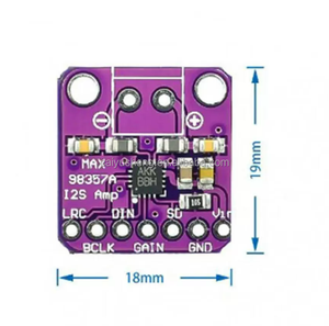 MAX98357 modulo amplificatore I2S supporta ESP32 Raspberry Pi senza Filterless classe D amplificazione - Product Image 2