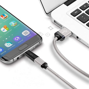USB C型母到微型公适配器转换连接器支持充电同步 - Product Image 5