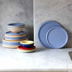 Кастомизированные цветные глазурные тарелки, набор посуды для торта, десерта, стейка, салата, керамические обеденные тарелки для ресторана - Product Image 1