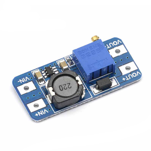 Módulo potenciador de DC-DC DXD ~ Mt3608 2A, entrada de amplio voltaje de 2 / 24V a 5/9/12/28V, ajustable, 2577 - Product Image 1