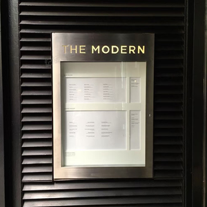 Bất động sản-Trong nhà-thép không gỉ-Bảng thông báo trong nhà và ngoài trời giá trị xây dựng bên Acrylic bảng thông báo thép - Product Image 6