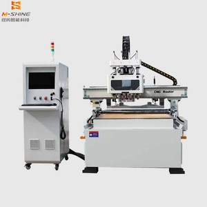 Heavy Duty Four Process ATC Four Head CNC Router Machine para madera 3D Cnc Router Máquina de carpintería - Product Image 1