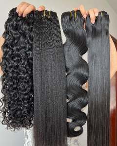 Bundel rambut manusia mentah gelombang dalam bergelombang Kamboja bundel rambut pakan ganda dari Thanh an Hair Vendor - Product Image 6