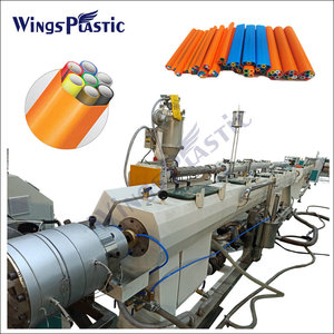 Plastic Multiple PE Microduct Production Machine Line/HDPE COD <strong>Silicone</strong> Core Optical Bundle Pipe Making Machine <strong>Extruder</strong>