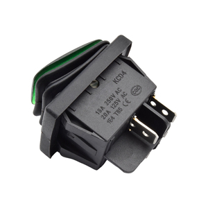 KCD4 su geçirmez 12V 24V 220V DC 4 Pin güç LED ışık devre anahtarı açma-kapama 22x30mm Panel montaj 16A DPST kırmızı yeşil sarı - Product Image 5
