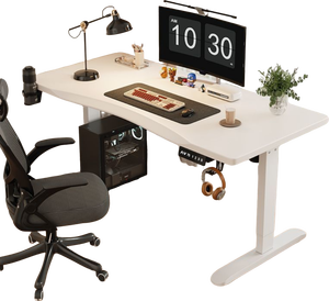 Portable Office <strong>Computer</strong> Desk with High-efficiency Dual-motor <strong>Three</strong>-section Electric Adjustment Ergonomic Lifting Platform - Product Image 2