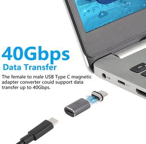 40Gbps 24ピンUSBC磁気アダプターUSB4.0 PD 100Wギガバイト/秒急速充電およびデータ転送4K @ 60Hzビデオ出力 - Product Image 3
