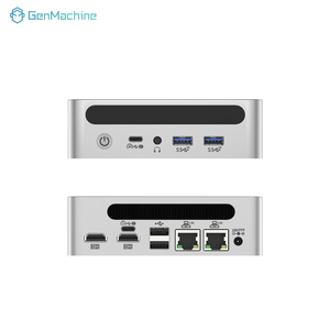 GenMachine Mini computadora de escritorio de alto rendimiento AMD Ryzen Procesador de 7 generación 2 HD Tipo C NUC PC para negocios AMD Mini PC