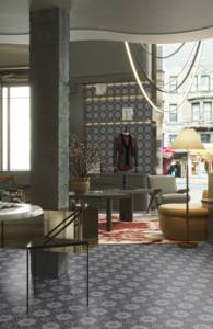 Sang trọng tráng men sàn gạch sàn 20x20 gạch lát sàn gốm không trượt trắng mờ gạch sứ mộc mạc - Product Image 4