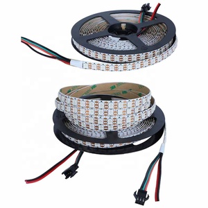 WS2812B 100 LED/m RGBICマジックドリームカラーアドレス指定可能ピクセルRGB LEDストリップライト銅ボディ音声制御ホワイトPCB LED - Product Image 6