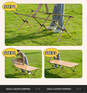 Outdoor Portable Picnic BBQ Camping Folding <strong>Table</strong> Foldable <strong>Multi</strong> <strong>Functional</strong> Camping <strong>Table</strong> And Kermit Chair - Product Image 6