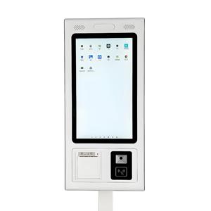 קיוסק שירות עצמי 27 אינץ' עם מסך מגע עמיד במיוחד, מערכת הפעלה אנדרואיד, קורא תעודות זהות וקורא QR, תומך SDK - Product Image 3