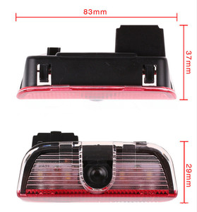 VW scirocco Volkswagen Golf 5 için LED araba nezaket kapı lambası 6 7 MK5 6 Touran Rline Passat B6 B7 Tiguan CC Jetta ışık projektör - Product Image 6