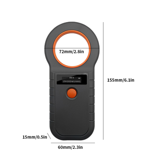 JR RFID etiketi okuyucu 134.2khz köpek kedi pet inek hayvan çip kimlik çip tarayıcı hayvan çip okuyucu - Product Image 5