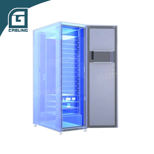 Gcabling Sistema de monitoreo de centro de datos inteligente Solución de productos Modular Todo en uno Gabinete de rack de servidor de red con aire acondicionado - Product Image 3