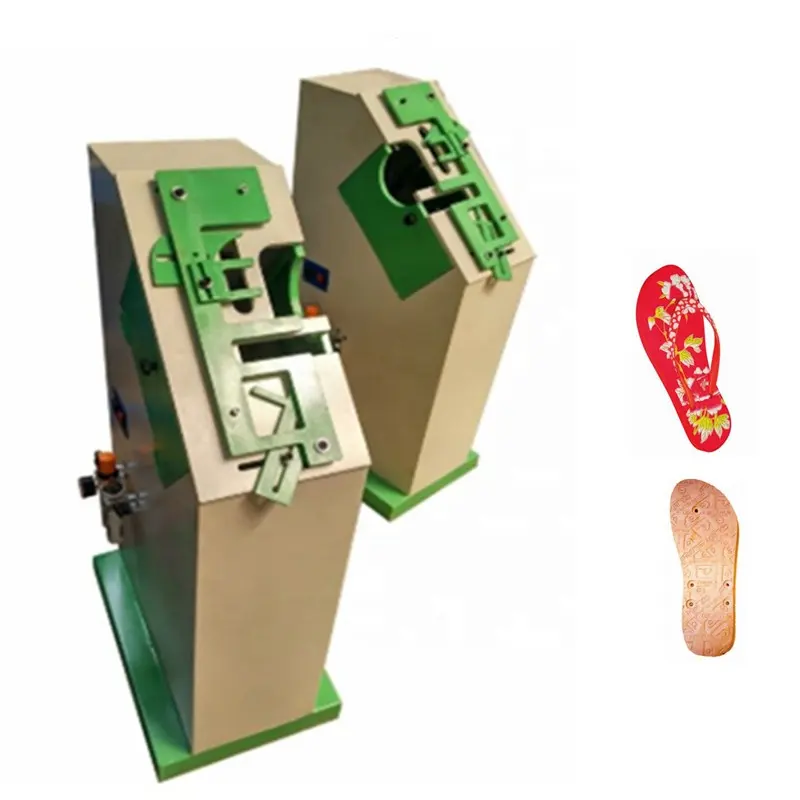 EVA kauçuk PVC terlik askısı uydurma Flip Flop çemberleme makinesi kılavuzu Sandal yapma makinesi