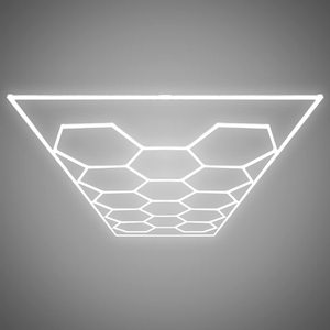 SUEZ Custom 6500K esagonale garage luce led a nido d'ape luce del soffitto griglia led luce garage - Product Image 3
