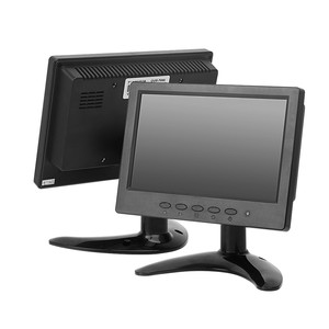 VGA/BNC/AV de entrada de alta luminosidad Cctv pequeño ordenador pantalla táctil 7 pulgadas Lcd Monitor hd