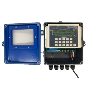 Caudalímetro ultrasónico en inglés, italiano, opcional, sensor de abrazadera externa, sensor de alta temperatura, sensor de segmento de tubería