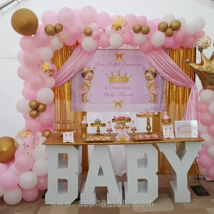 Suministros de fiesta, mesa de pastel, señal de bebé para niño y niña, decoraciones de fiesta de Ducha