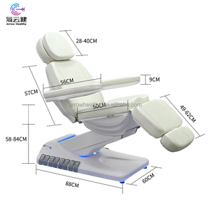 Sedia reclinabile 2024 per extension ciglia salone di bellezza professionale di lusso salone Spa mobili elettrico letto viso letto di bellezza