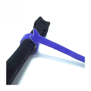 Cinturón de anillo Bridas para cables de nailon reutilizables Banda elástica Color Protección del medio ambiente Gancho de Velcro Banda de anillo Gancho trasero - Product Image 1