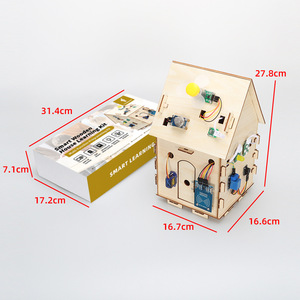 <strong>Arduino</strong> <strong>Compatible</strong> Smart Home Learning <strong>Kit</strong> with Mind+ Graphical Programming, Multi-functional DIY House <strong>Kit</strong>