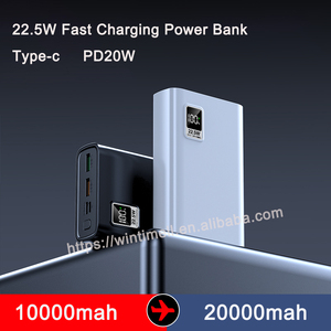 Banco de energía de fábrica 20000mAh Carga rápida QC3.0 + PD20W Dual USB - Product Image 5
