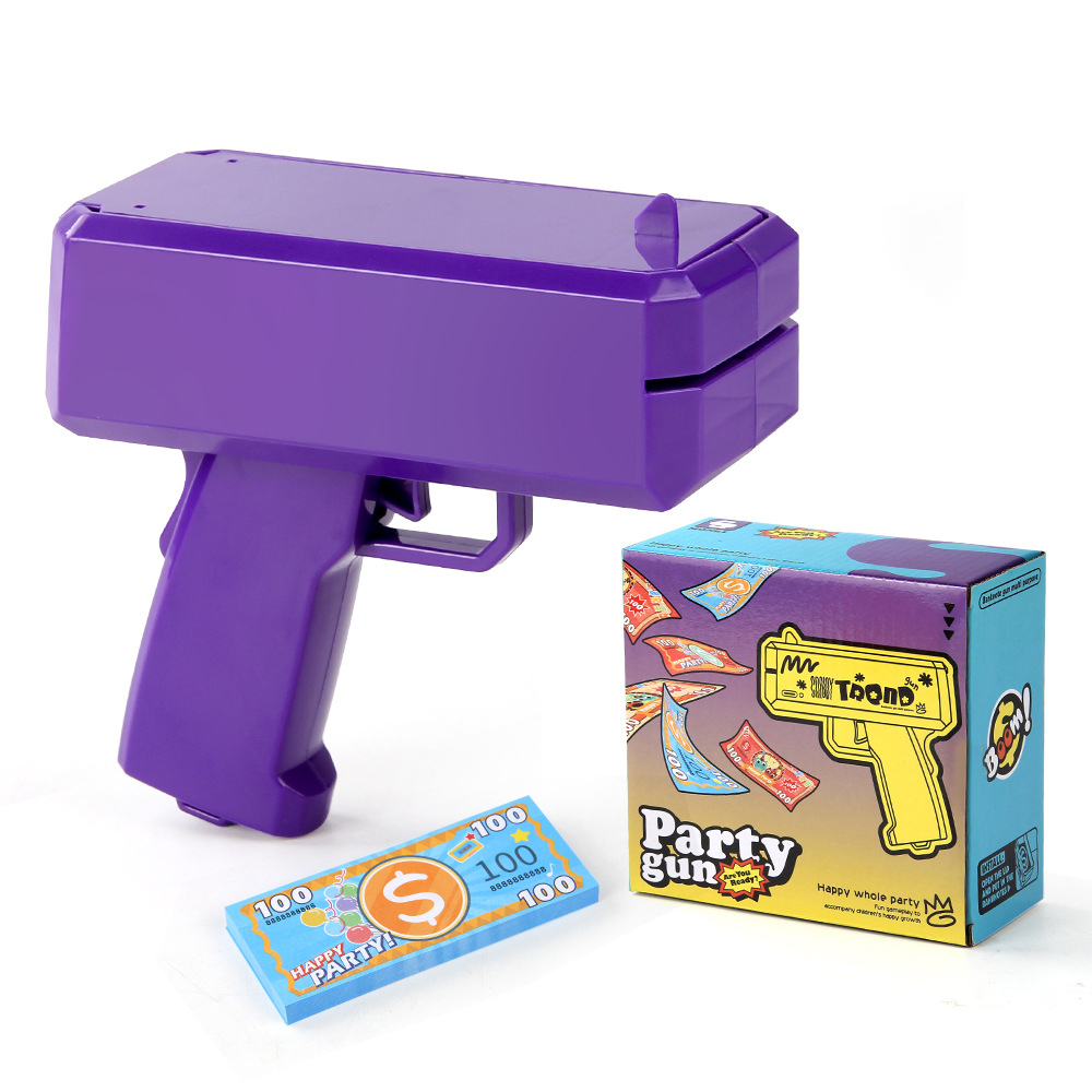 Púrpura (Pistola de dinero * 1 pieza + Dinero * 100 piezas)