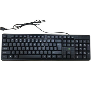Teclado con cable de LVKI-k5c, tapa negra adecuada para Notebook, accesorios de juego y Accesorios de ordenador - Product Image 4