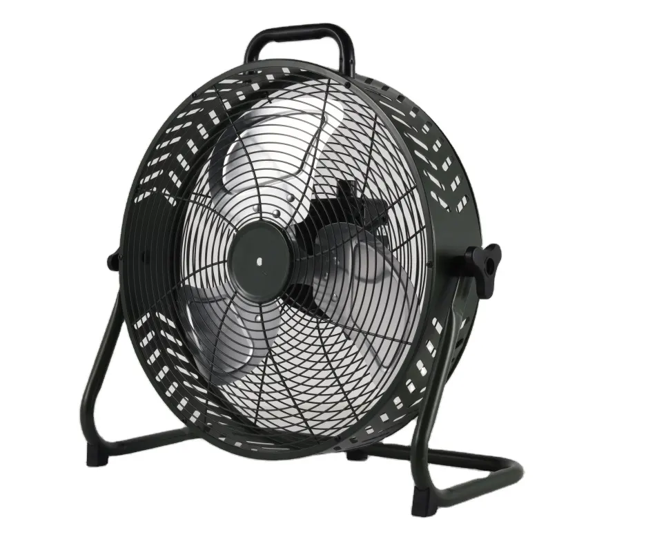 Offre Spéciale ventilateur rechargeable portable CE.CB.ROHS.ERP 14 ''/ventilateur solaire/DC sans fil/ventilateur extérieur avec batterie li-ion HJ-14RD-B