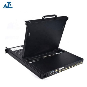 8端口VGA KVM扩展器，带机架控制台监视器19英寸KVM交换机，适用于42U 45U 48U服务器机架，有货 - Product Image 4