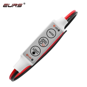 EURS 5v tek renkli RGB ışık ile mini 3-key denetleyici 12V 24V renkli LED ışık çubuğu dört frekans hattı anahtarı - Product Image 2