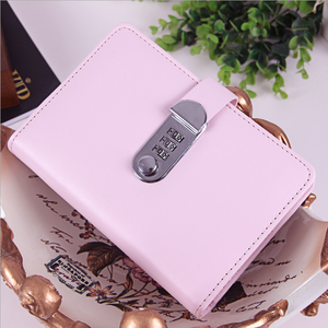 Customized <strong>Notebook</strong> Ring Binder with Lock Pu Leather <strong>Notebook</strong> with <strong>Coded</strong> Lock 3D Password Budget Binder A5 A6 Diary <strong>Notebooks</strong>